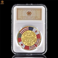 world wwii arromanches utah d day 70th anniversary gold euro military souvenirs challenge coins and gift collection wholder