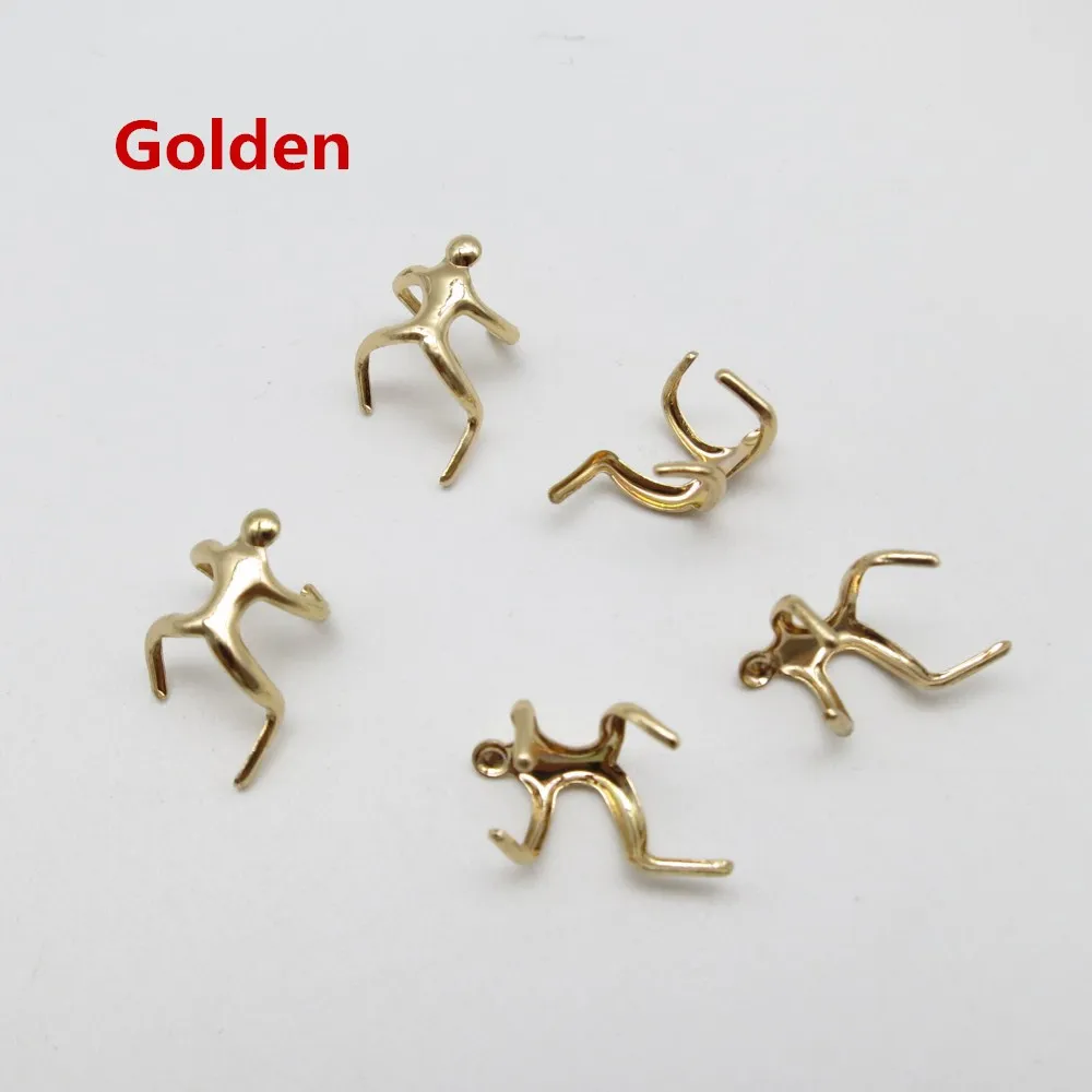 5 звёзд золотистые/Серебристые мужские/лягушки регулируемые волосы оплетка