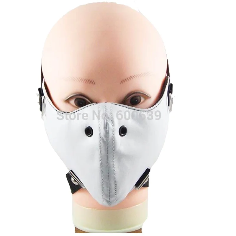 Бондажные ограничители в стиле панк рок черная белая красная|mask dust|filter dust maskmouth