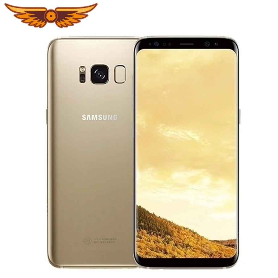 Оригинальный мобильный телефон samsung Galaxy S8 SM-G950F 4G LTE 64 Гб 5 8 дюйма с одной sim-картой