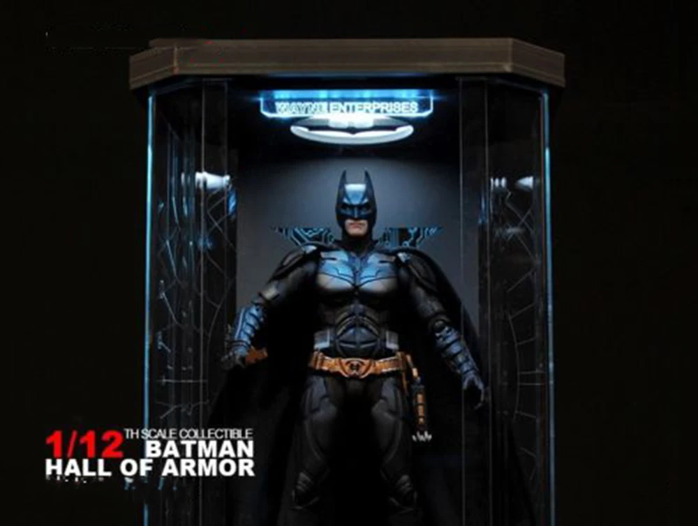 1/12 масштаб комикав SHF Armoury Дисплей Коробка кабель модель F Бэтмен рисунок