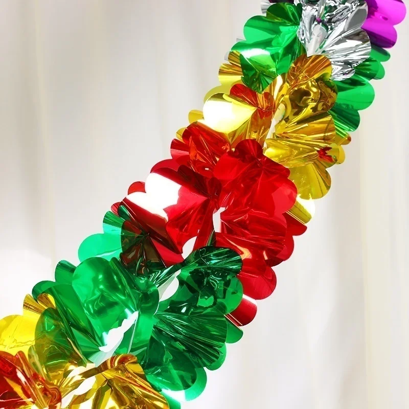 2 шт алюминиевая фольга цветок Гирлянда Висячие Баннер овсянка с днем рождения