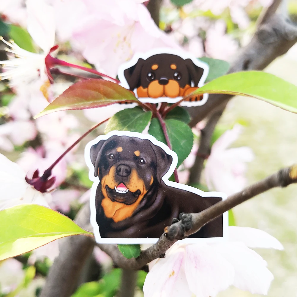 

20 / 40pcs Cute Cartoon Black Dog Multicolor Animal Sticker Notebook Skateboard Set Bicycle Helmet DIY Waterproof Sticker