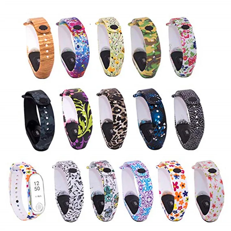 

New Colorful silicone band For Xiaomi mi band 3 strap Replacement bracelet band mi band 3 Strap men/women watches Accessories