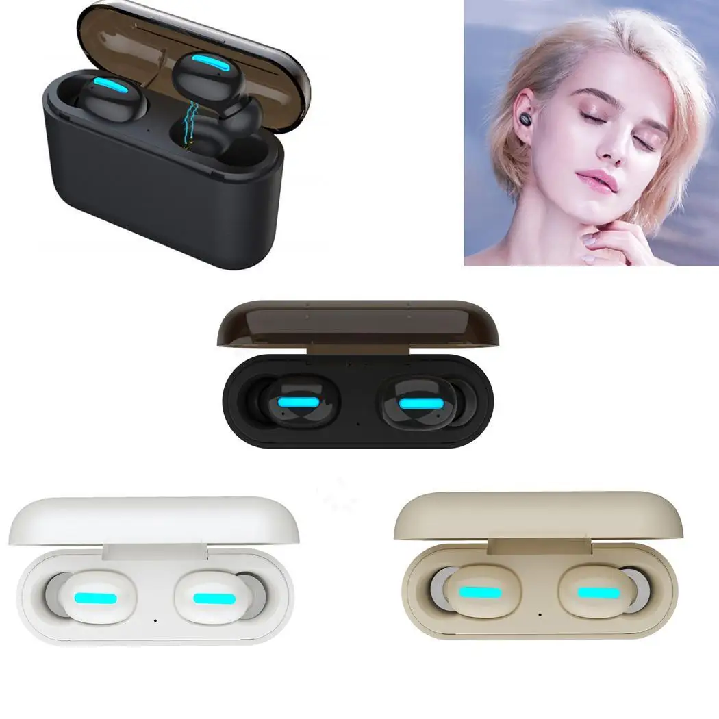 Стерео bluetooth гарнитура HD Sound In Ear 5 V/1A наушники 10 50 с 1500 mAh 2600 зарядное устройство 69g 4g