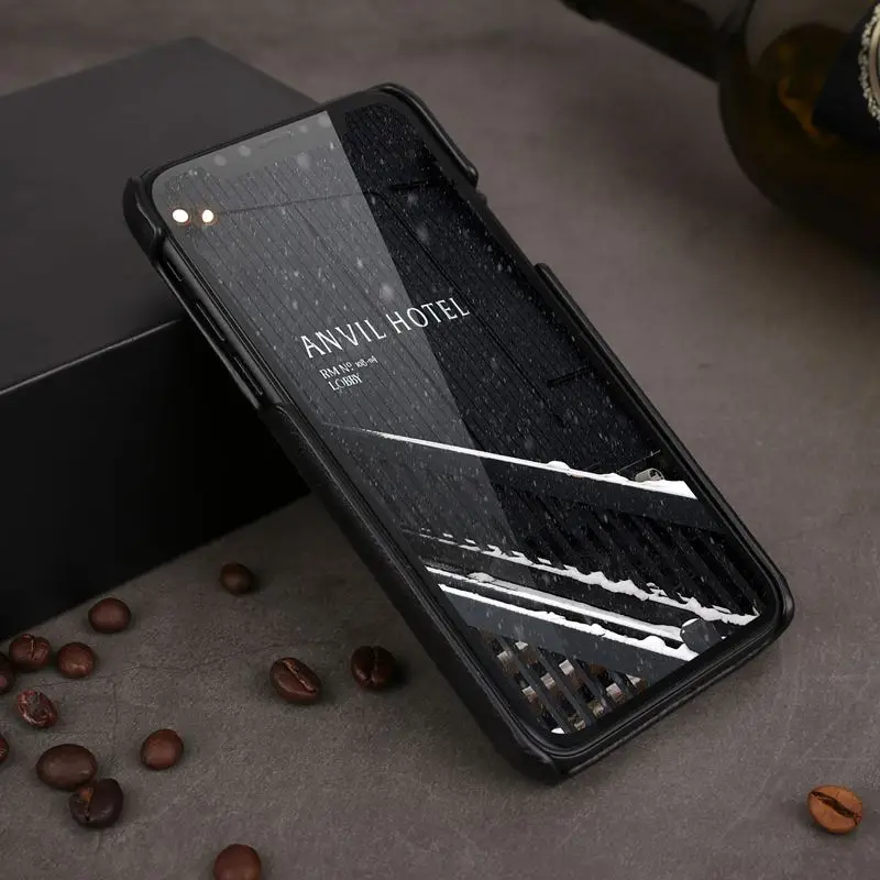 Чехол из натуральной кожи для Iphone XR, задний Чехол, Защитный матовый чехол для Iphone XR, чехол Fundas Capa