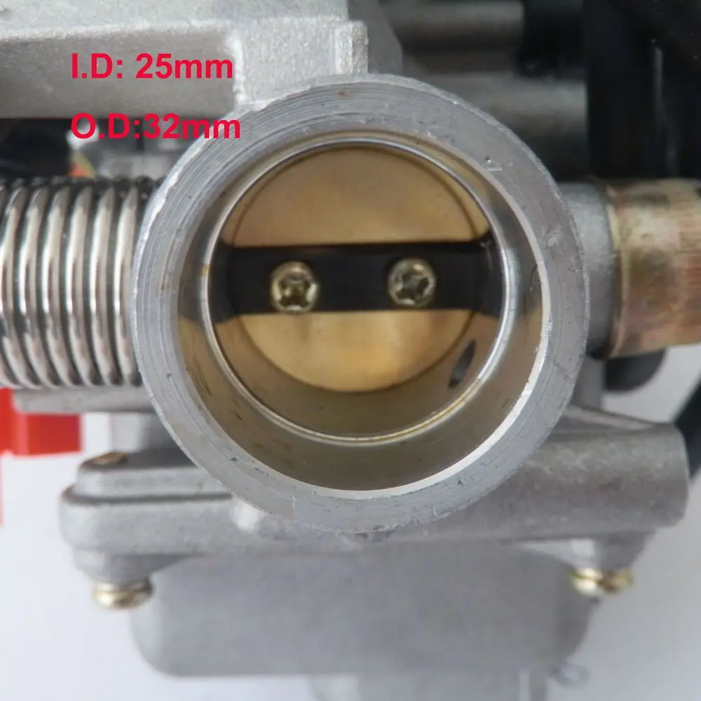 Новый спектакль 25 мм GY6 150cc CARB сплав впускной коллектор свечей зажигания Скутер