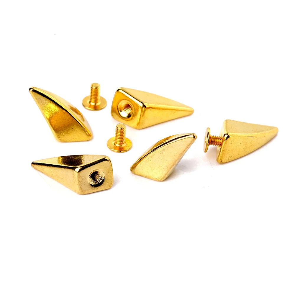 100 комплектов золотистый дракон коготь панк шипы шпильки металлические отвертки