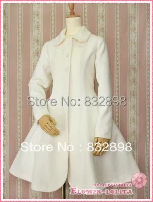 Горячая Распродажа молочно-белого цвета шерстяная куртка с капюшоном в стиле