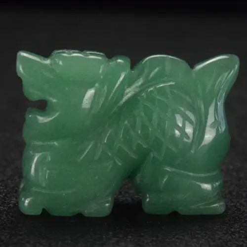 Бесплатная доставка Новый 52 мм натуральный китайский Аква нефрит резная статуя