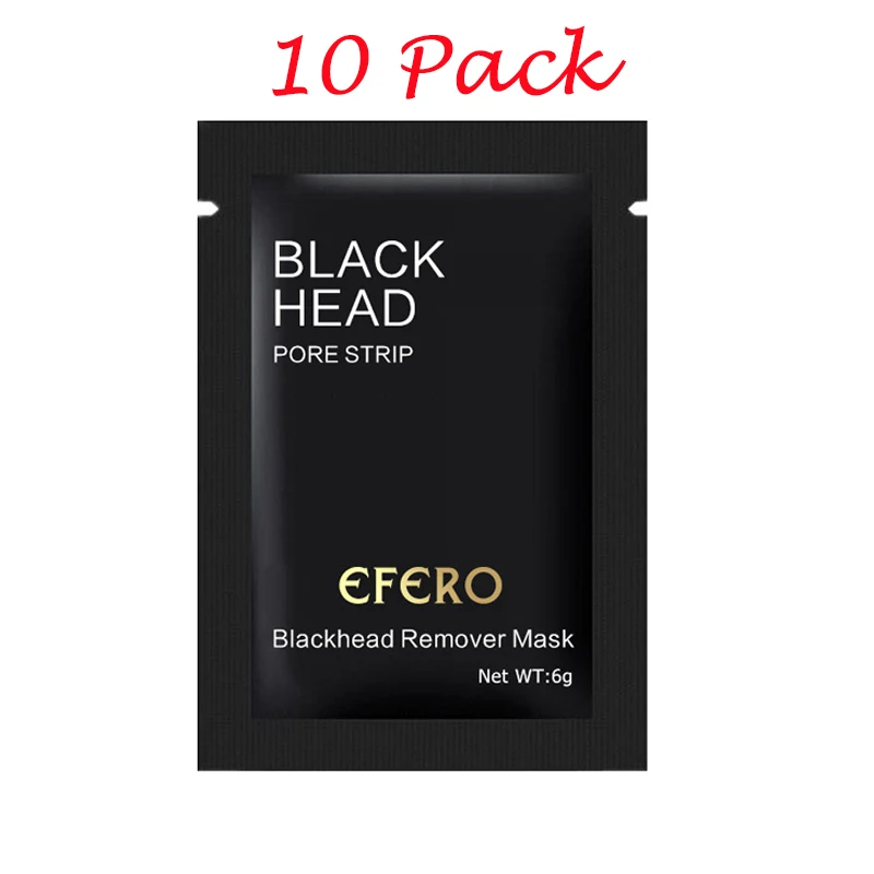 10Pack Style 5 Полоски для носа, черная маска для удаления черных точек, маска для ухода за лицом, черная маска для носа, полоска для пор, Очищающая маска для кожи TSLM1 - Цвет: 10Pack Style 5