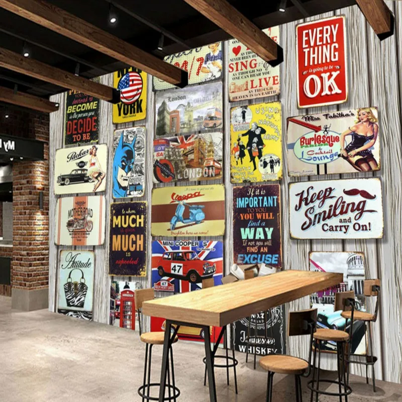 Обои 3d Европейский стиль ностальгическая телефонная будка Авто красота картина