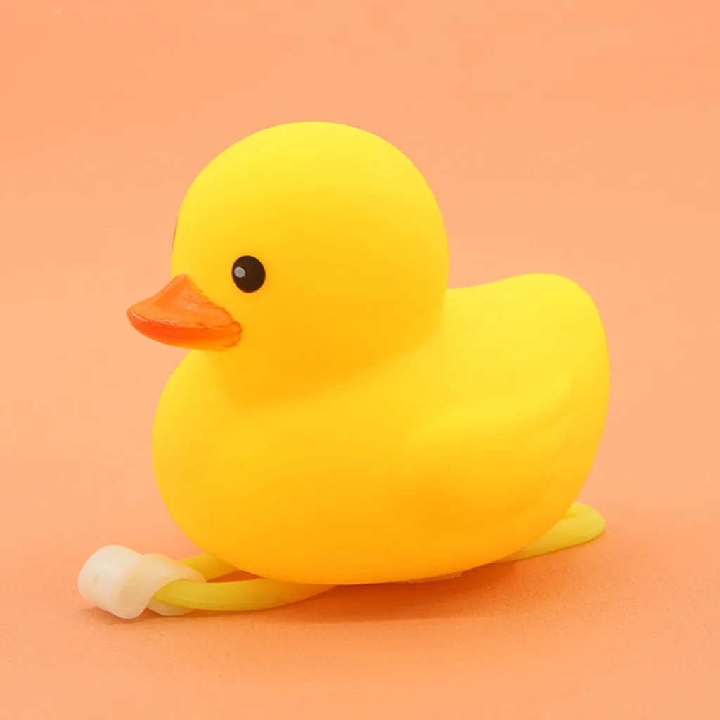 Hot sale Cartoon Head Light Shining Cute Duck Bicycle Bells Handlebar Accessories Portable Bike accessories | Спорт и развлечения