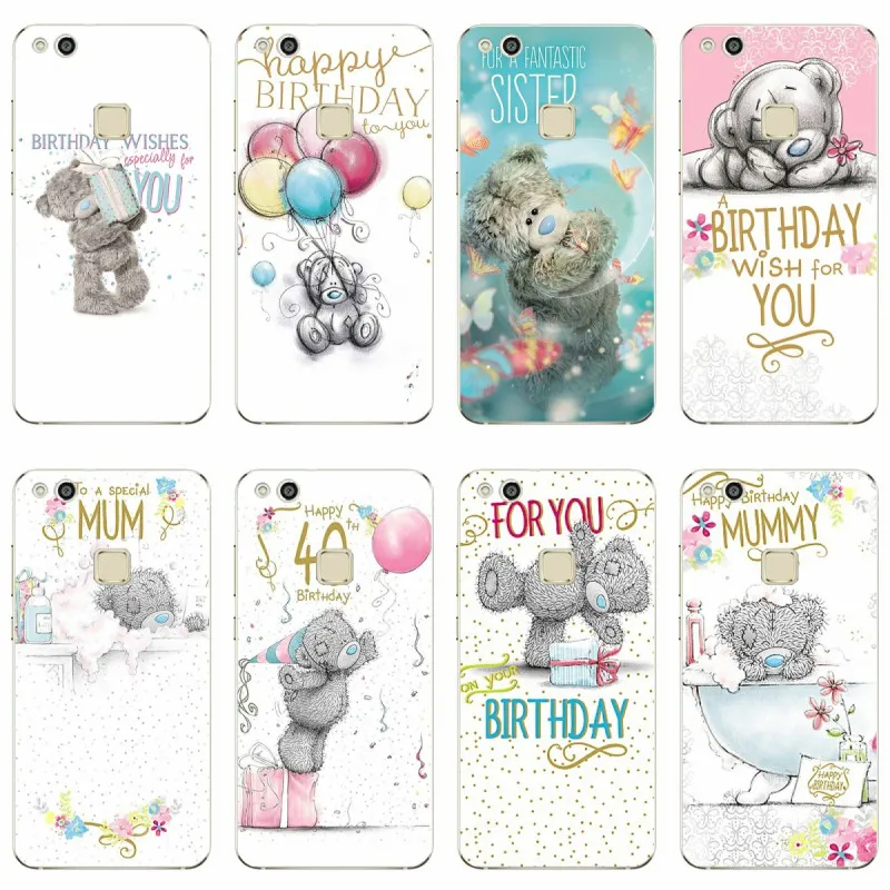 Чехол для Huawei Mate 9 10 Por P9 P10 P20 Plus Lite Honor V9 Tatty Teddy Me To You Bear мягкий силиконовый чехол