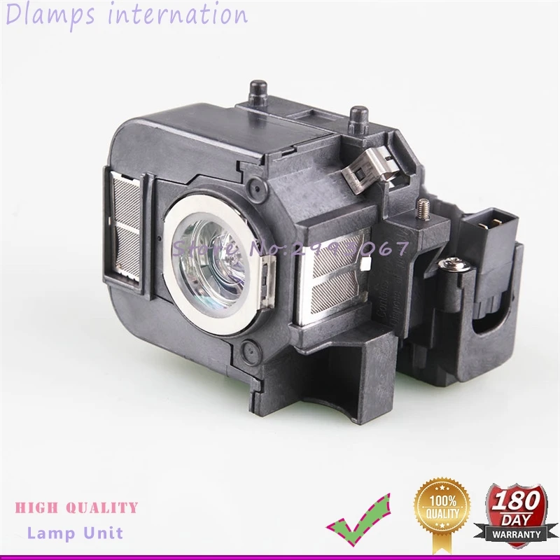 Compatible ELP50 V13H010L50 Projector Lamp with Cage For EPSON 84+ /EB-824/824H/825/825H EB-826/826W/826WH EB-84/84e/84H/84He