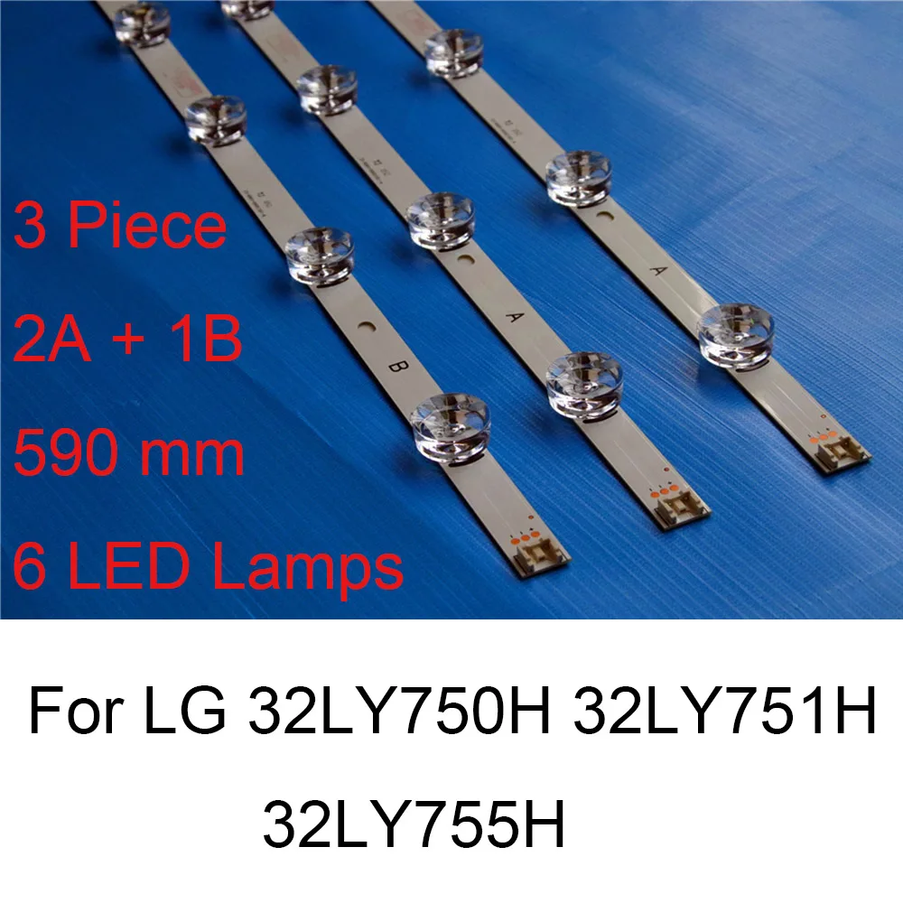 Фирменная Новинка Светодиодный Подсветка полосы для LG 32LY750H 32LY751H 32LY755H 32 &quotТВ