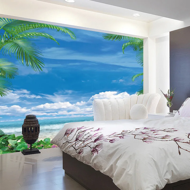 Beibehang пользовательские фото обои 3d крутой морской океан простой стерео комната