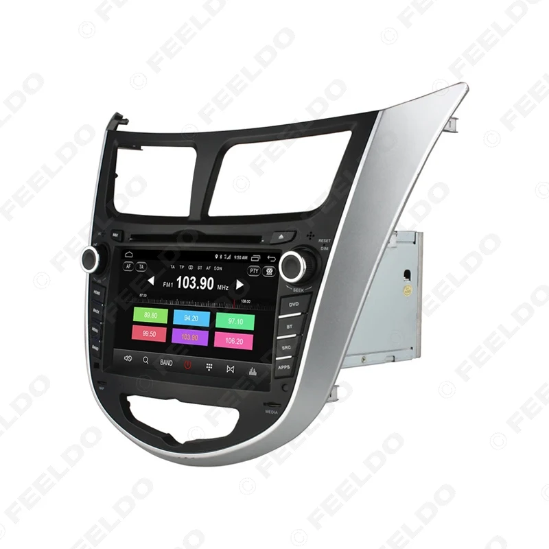 FEELDO 7 &quotAndroid 6 0 (64 бит) DDR3 2G/16G/4G LTE четырехъядерный автомобильный DVD GPS радио