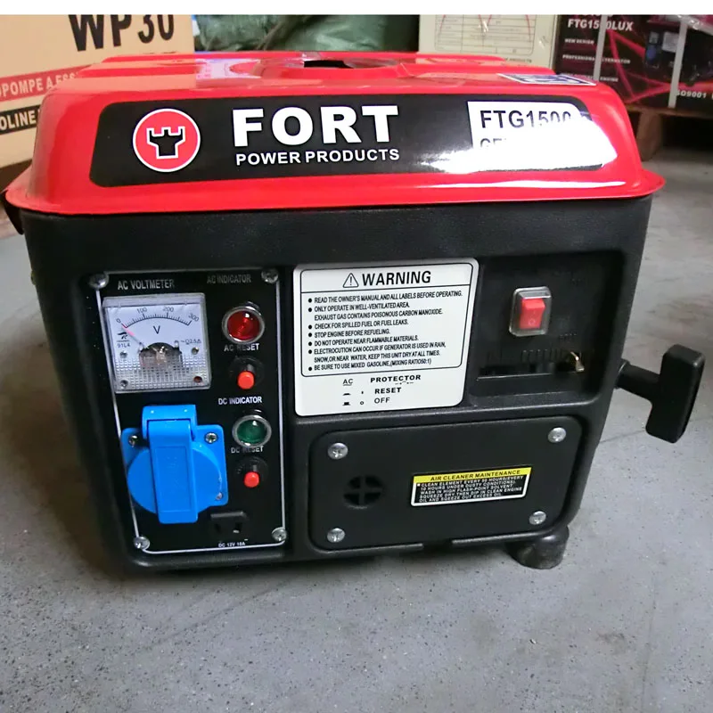 Kiger 650W 220V 50Hz manual operation gasoline generator home generator power