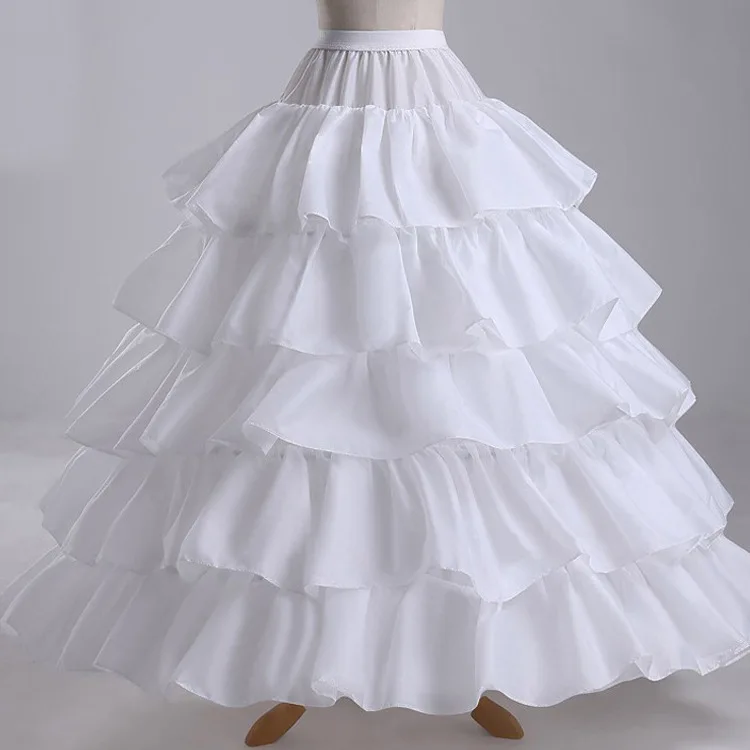 

4 Hoops 5 Layers Ball Gown Petticoats Black Petticoat Crinoline Underskirt Big Ruffle Wedding Accessories Tulle Underskirts