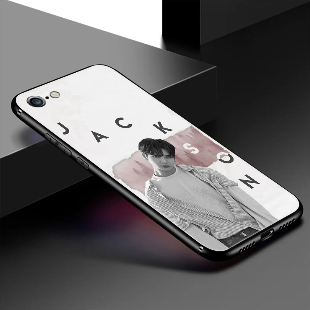 Мягкий чехол для телефона IYICAO GOT7 Jackson Wang iPhone XR X XS Max 6 S 7 8 Plus 5 5S SE |