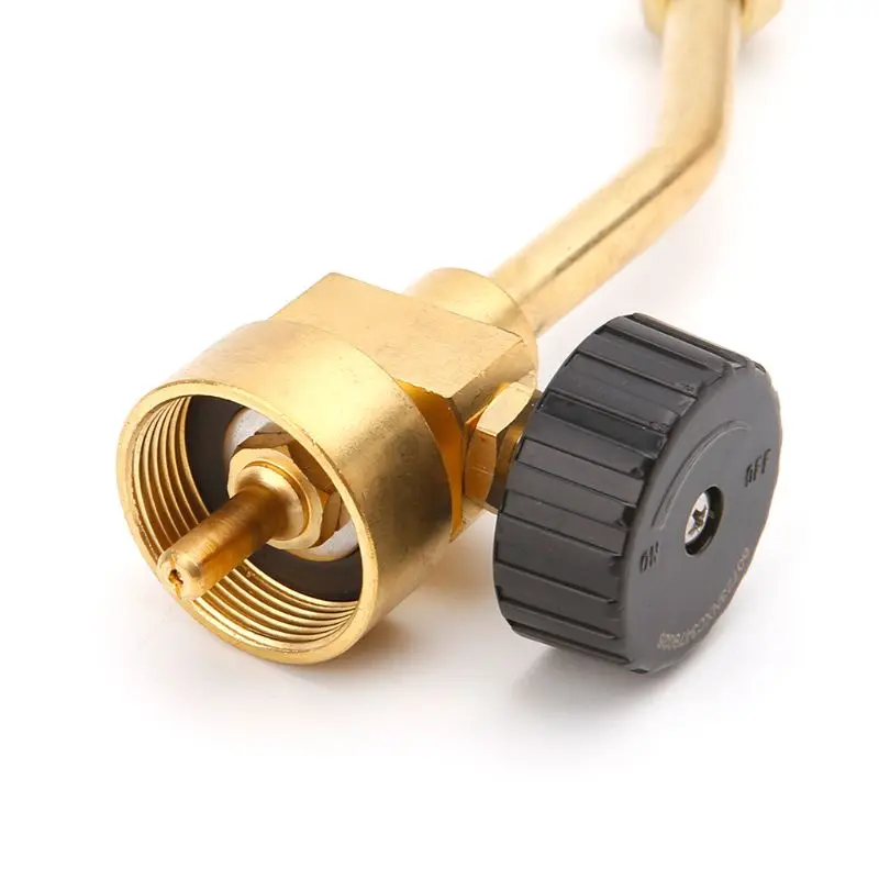 

MAPP Gas Turbo Torch Brazing Gun Super Propane Gas Welding Plumbing CGA600 Connection