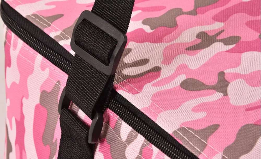 Переносные сумки холодильник с емкостью 20 бутылок для пикника камуфляжные обеда