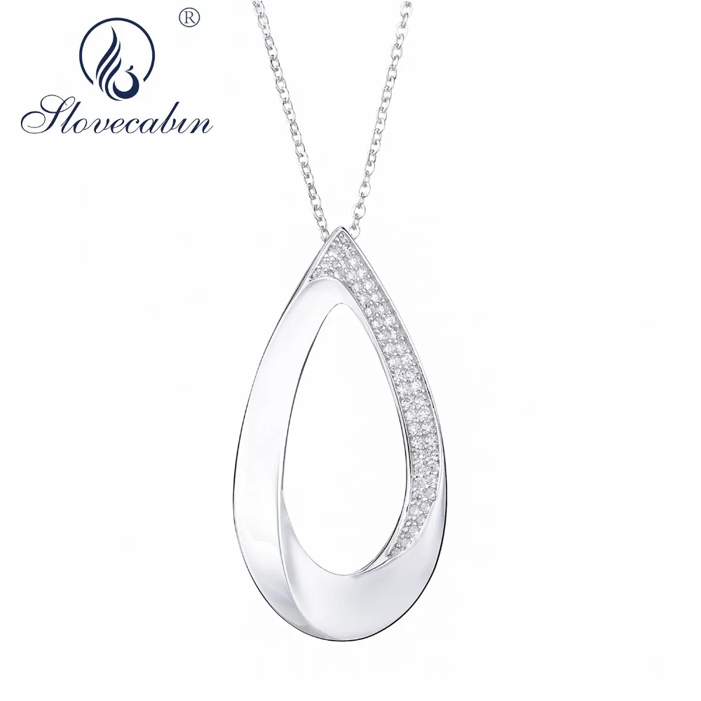 Slovecabin 2018 Pure 100% 925 серебро Bijoux колье Femme ювелирные изделия Чудесное Божья коровка