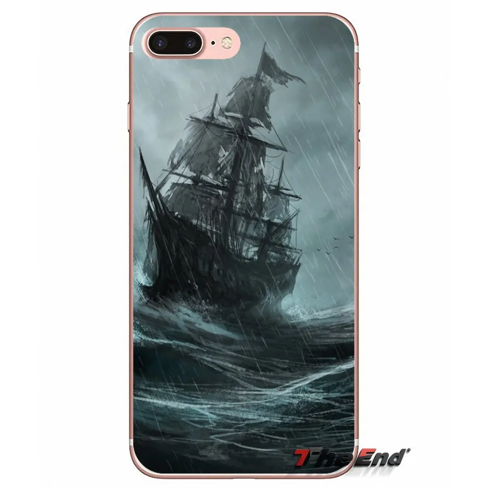 Современное искусство принт Ghost корабль серии чехол для Xiaomi Redmi 4 3 S Pro mi 4i 4C 5 5s Max Note