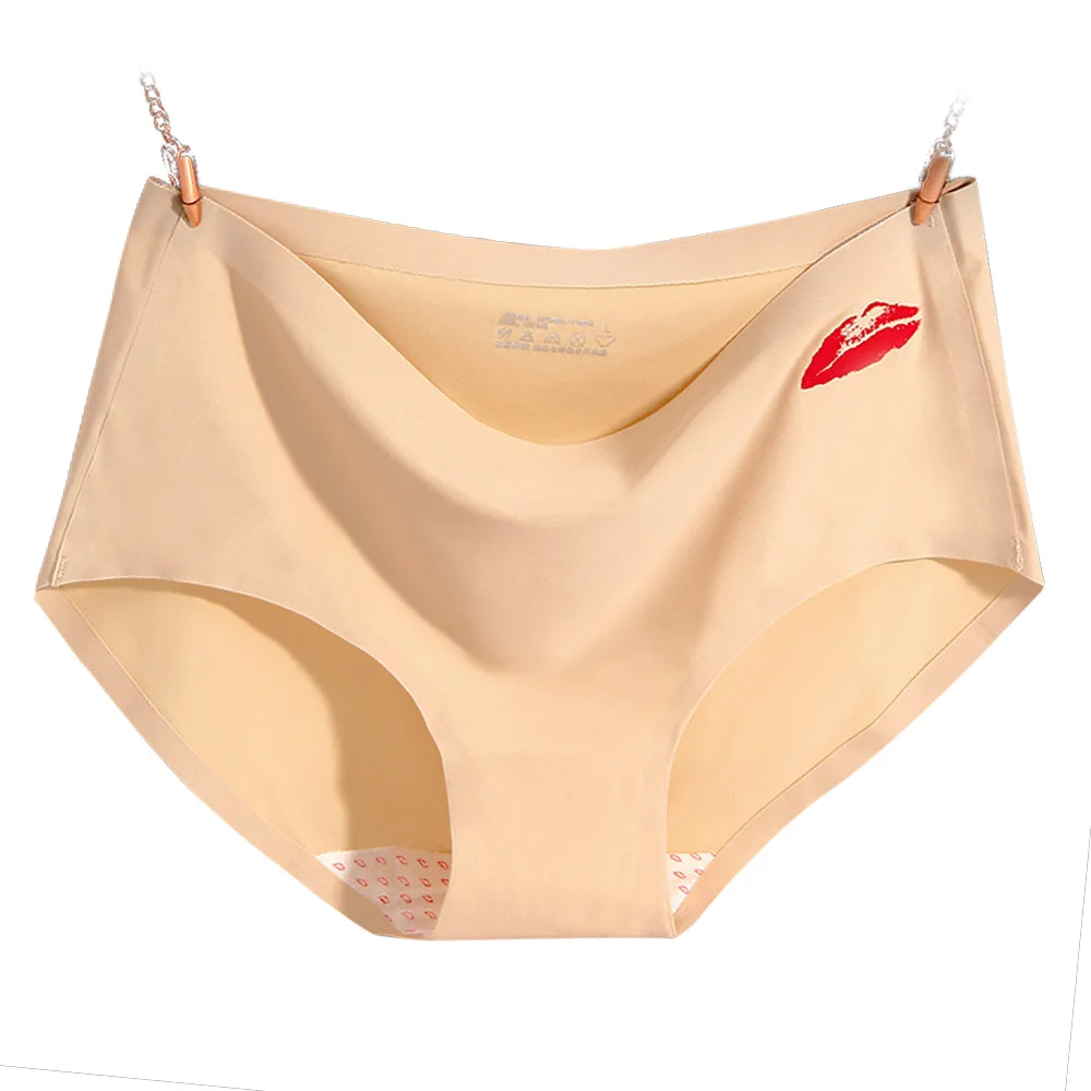 5 цветов бесшовные шелковые трусики дышащее нижнее белье для женщин и девочек