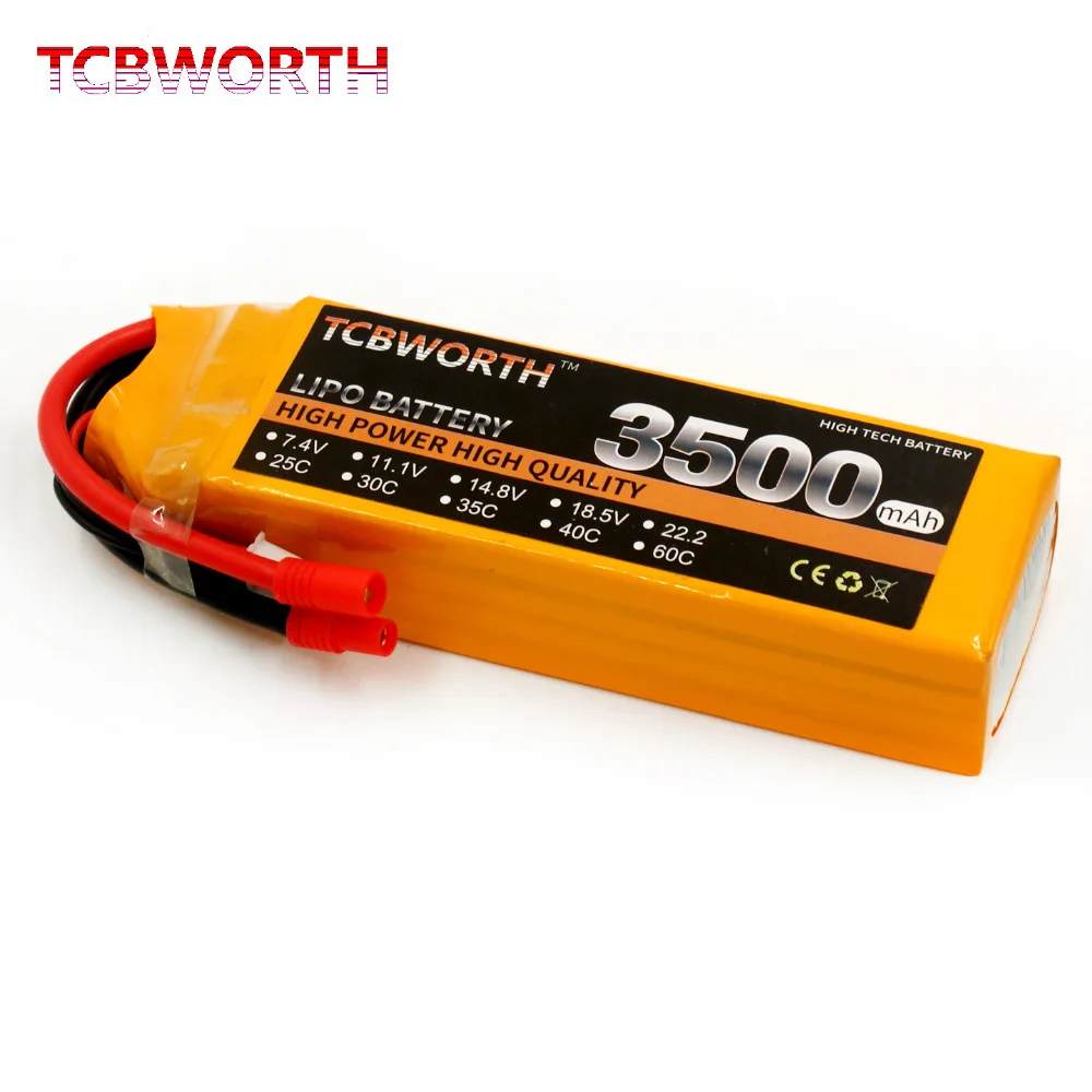 

RC LiPo Battery 3S 11.1V 3500mAh 35C 60C For RC Airplane Quadrotor Helicopter Drone Car Boat RC Toys Lithium Polymer Batteries
