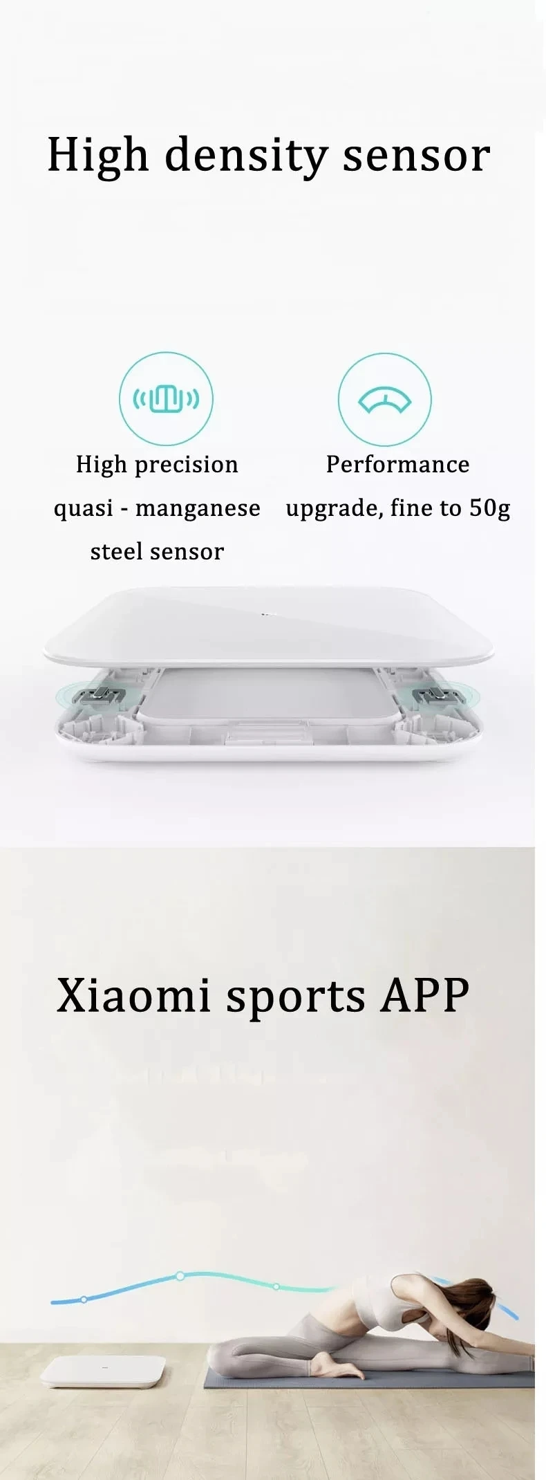 Xiaomi 2,0 Интеллектуальные Bluetooth напольные весы Весы Для Фитнеса Йоги инструменты для здоровья весы жировые мониторы