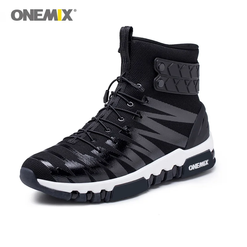 Мужские и женские кроссовки ONEMIX Max высокие трендовые для бега спортивные с