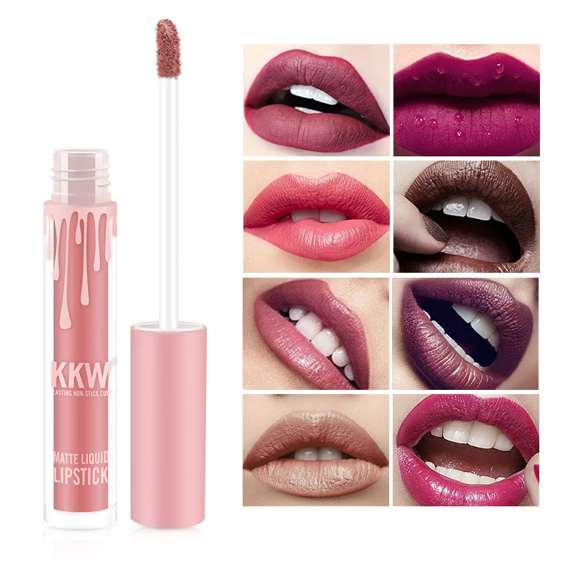 Жидкая матовая губная помада водонепроницаемый яркий блеск для губ сексуальный