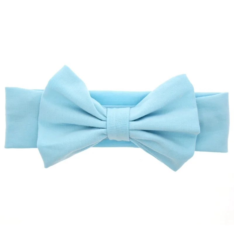 Naturalwell Girls Bandana turban headband Children headbands Baby cotton bow headwraps Hair accessories bowknot hair bands HB432 |