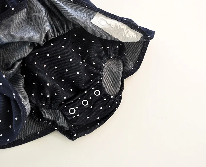 Детский комбинезон из имитирующего джинсы летние комбинезоны в горошек без