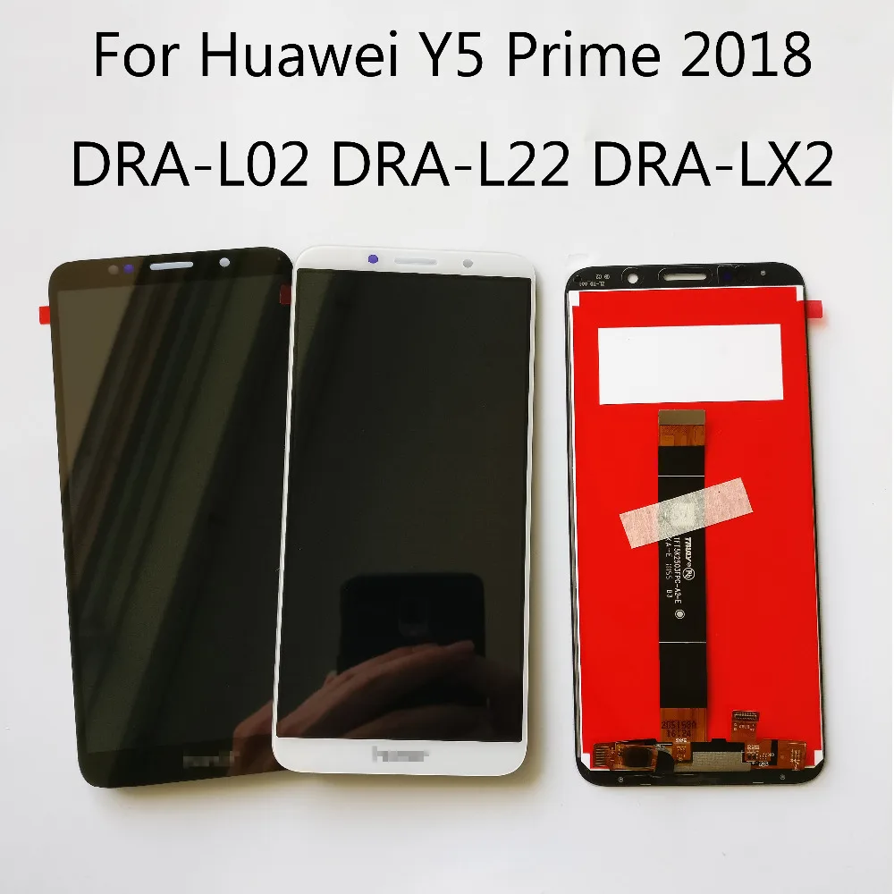 100% протестированный 5 45 дюймовый черный/белый для Huawei Y5 prime 2018 / pro ЖК дисплей +