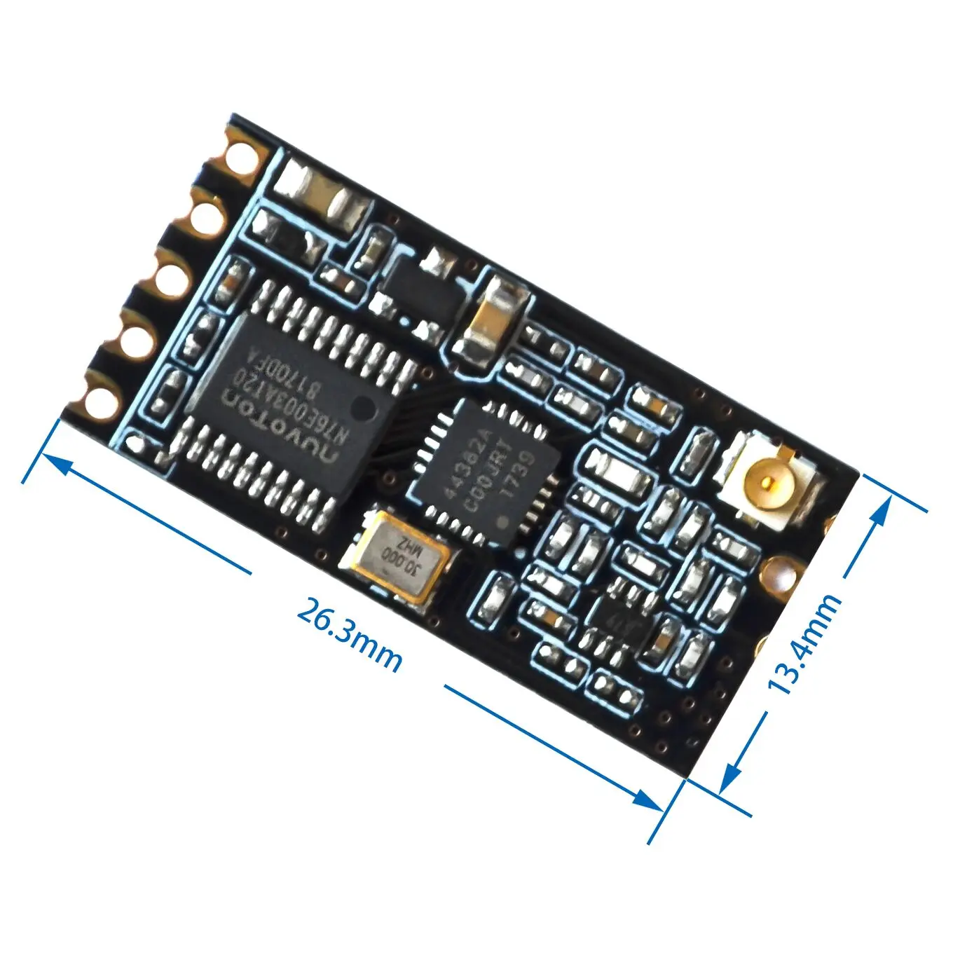 GT-38 беспроводной последовательный модуль MCU SI4438/4463 433 м расстояние 1200 UART интерфейс