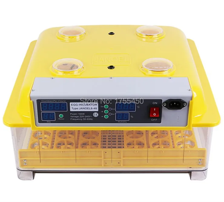 Hot sale CE approved full automatic egg incubator 48 chicken eggs JN8-48 duck goose quail poultry |