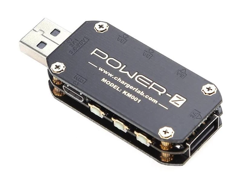 I power fix power Z USB тестер type-c PD QC 3,0 2,0 зарядное устройство Напряжение Ток пульсация двойной тип-c KM001 вольтметр power Bank Detect