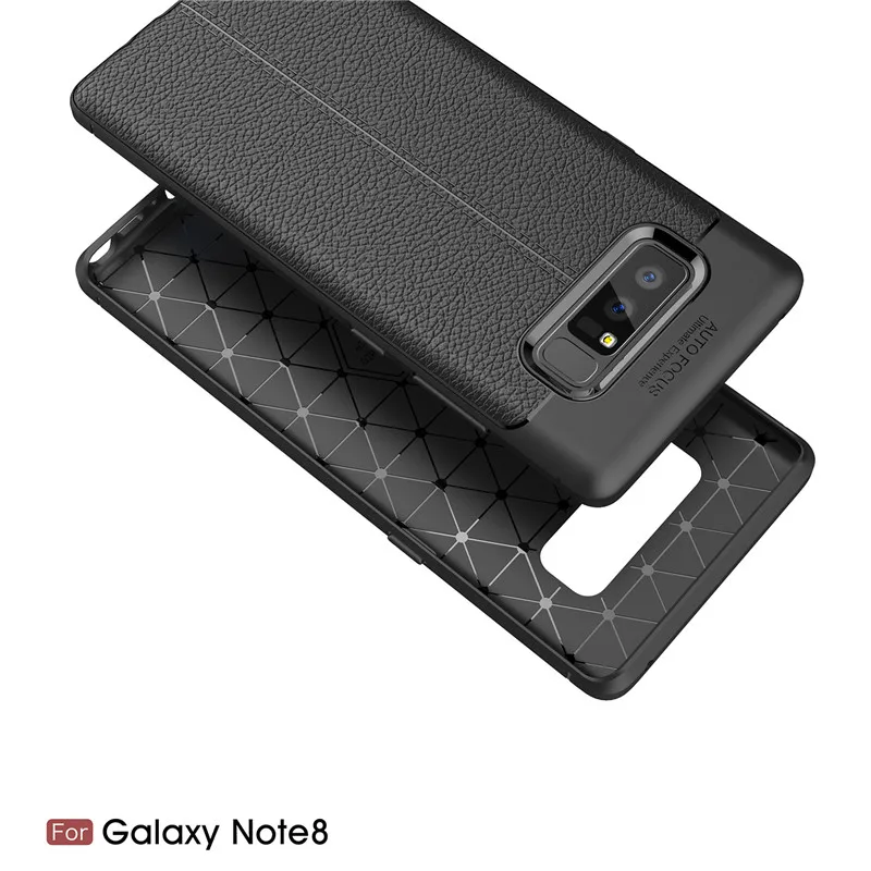 LIEVE Amor Case For Samsung Gaxaly Note 8 N950 Litchi skin texture Cover Leather Soft TPU | Мобильные телефоны и
