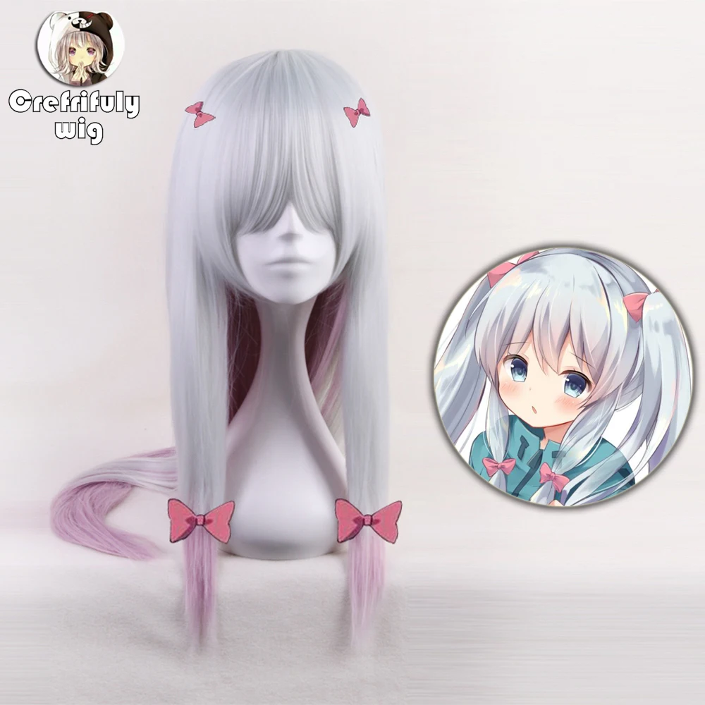 Парик для косплея Izumi Sagiri женщин парик из синтетических волос костюма на Хэллоуин