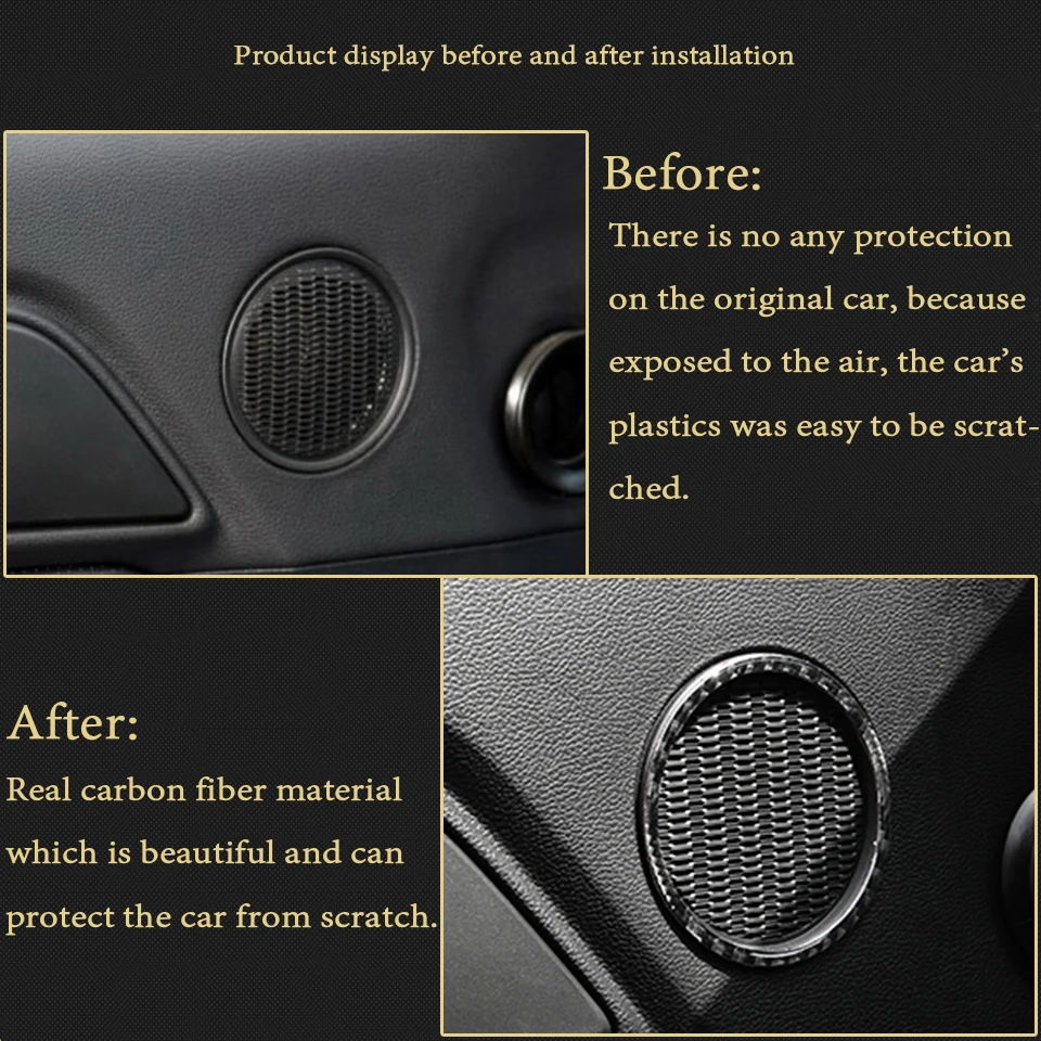 Авто Стайлинг из углеродного волокна наклейка отделка для Ford Mustang 2015 16 17 GT500 GT 350