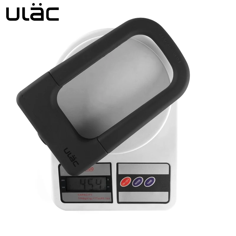 Замок для велосипеда ULAC с 3 ключами защита от кражи крепкий замок из магниевого