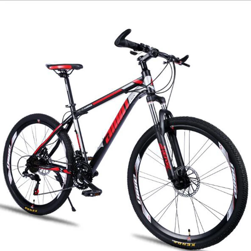 

MTB handsome mountain bike 26 inch damping disc brake speed change mountain bike new double brake steel frame bicycle