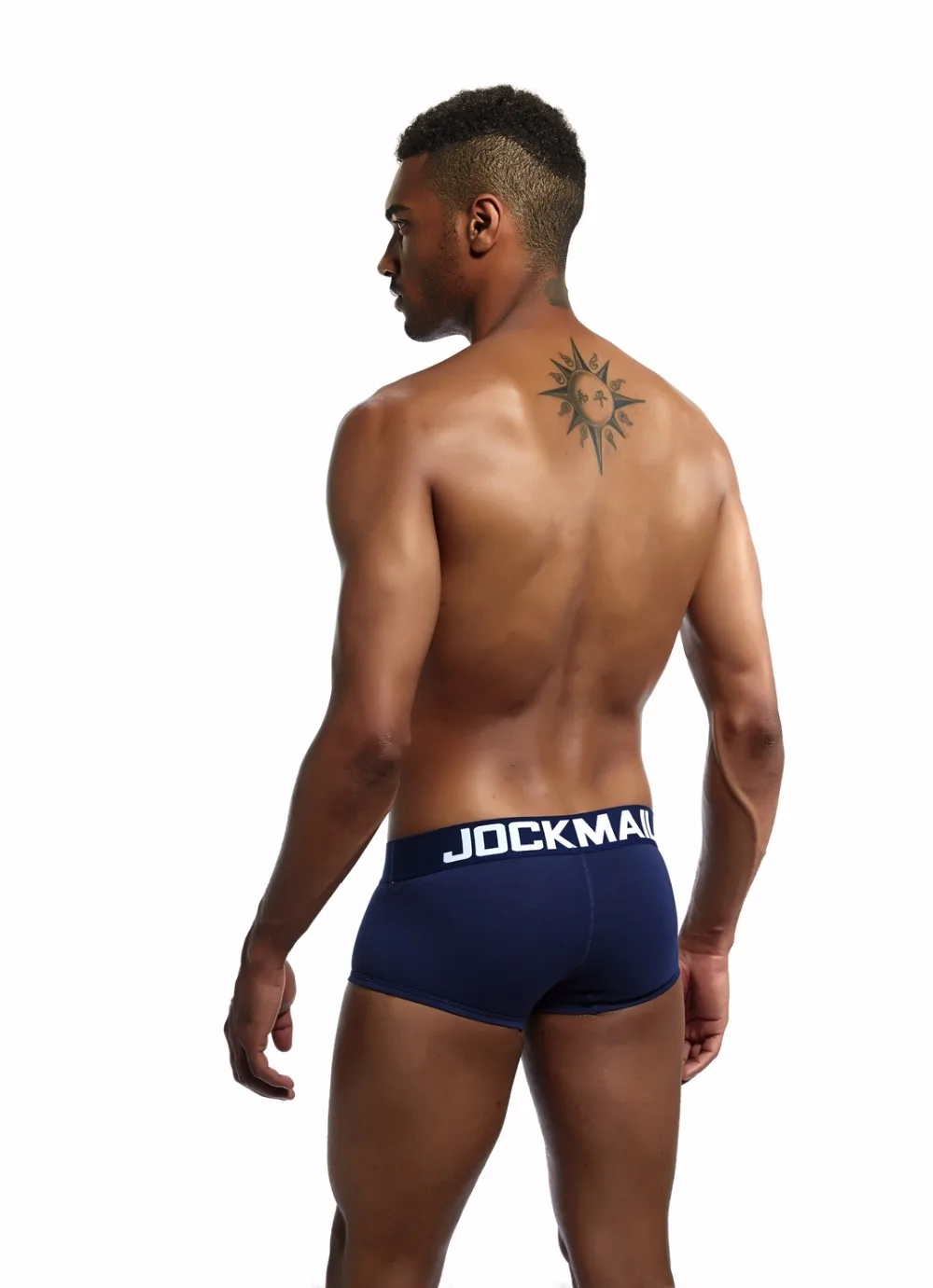 Бренд jockmail классический базовый однотонный Качественный хлопок Мужское нижнее белье боксеры шорты мужские трусы сексуальные трусы Гей ночное и нижнее белье