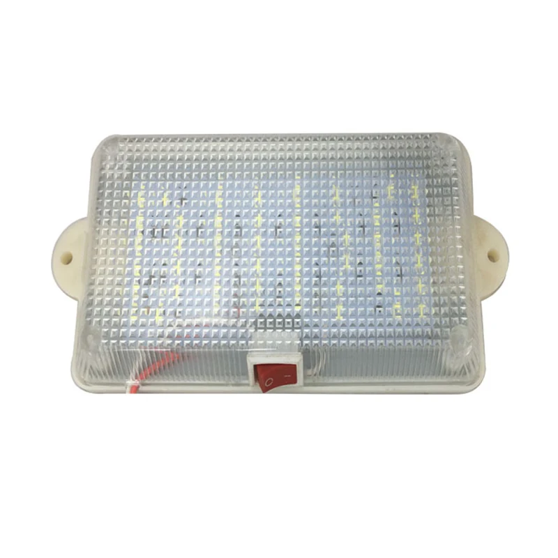 

White LED Car Interior Dome Light 12V 24V RV Marine Boat Caravan Ceiling Lamp