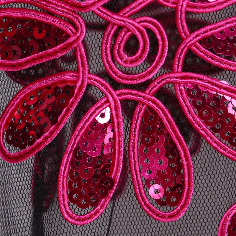 Куртка с вышивкой BLINGSTORY Женская Ажурная шаль блестками и цветами женская верхняя