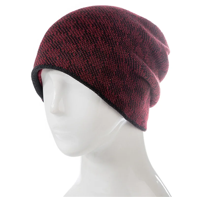 Теплая зимняя шапка унисекс, клетчатая Стильная шапка Skullies Beanies, модные зимние мешковатые шапки для мужчин и женщин, шерстяная меховая вязаная шапка для отдыха