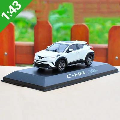 1/43 сплав C-HR коллекция игрушечные машины Литой CHR металлический автомобиль высокая имитация автомобиля игрушки - Цвет: Белый